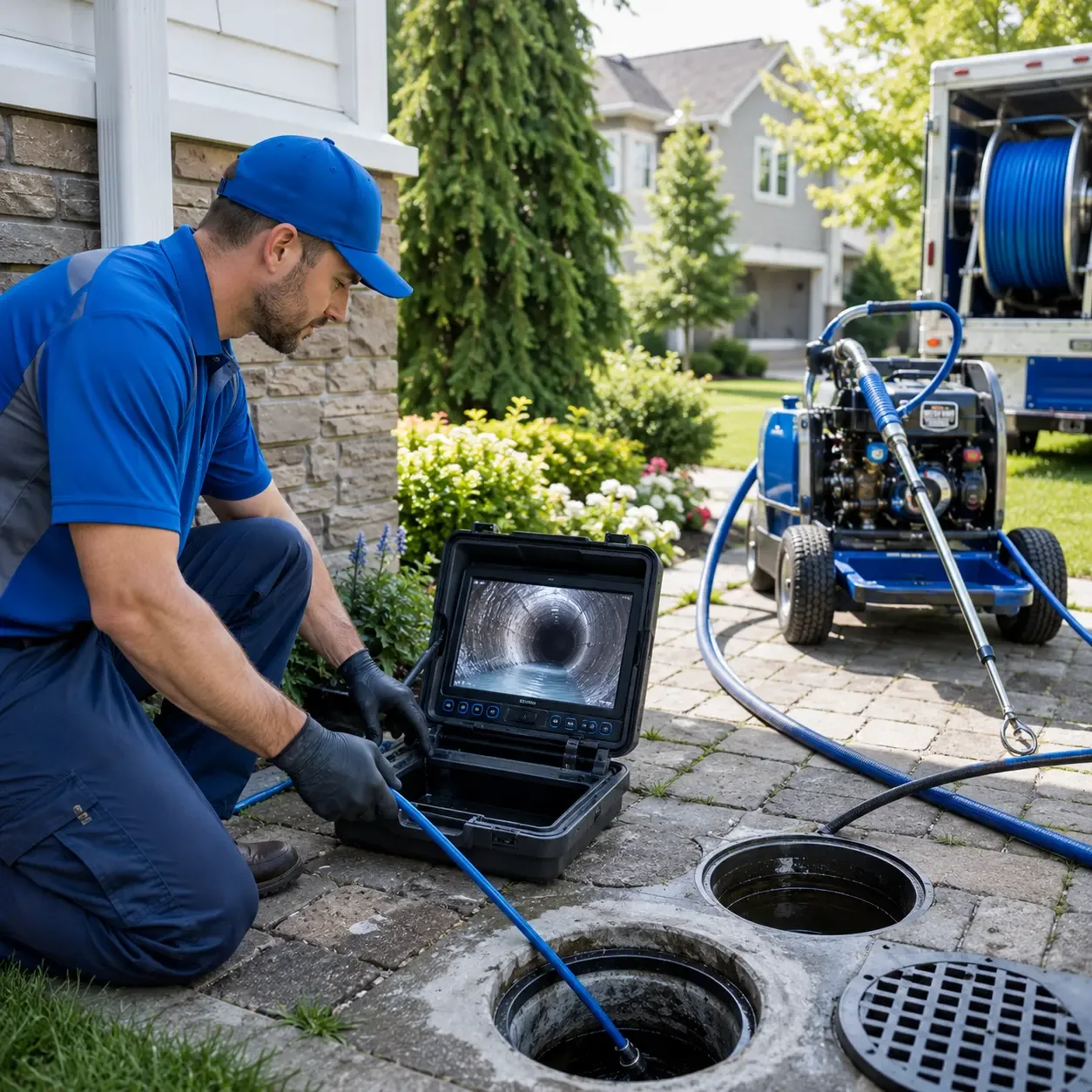 Outdoor drain cleaning professionals serving Pottersdale, PA