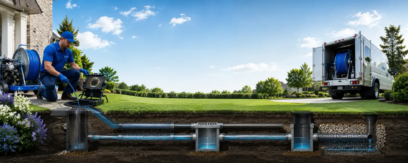 Outdoor drain cleaning information for Pottersdale, PA